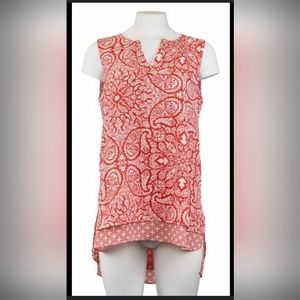 Fever layered look sleeveless blouses